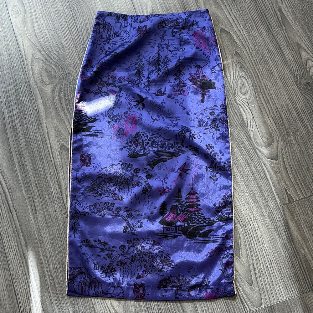 Elegant Purple Skirt